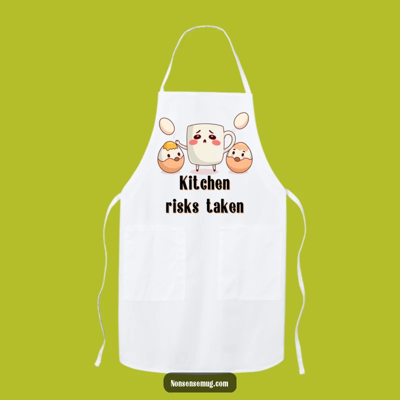 Funny Bewildered Mug Apron - Hilarious Kitchen Accessory for Coffee Lovers