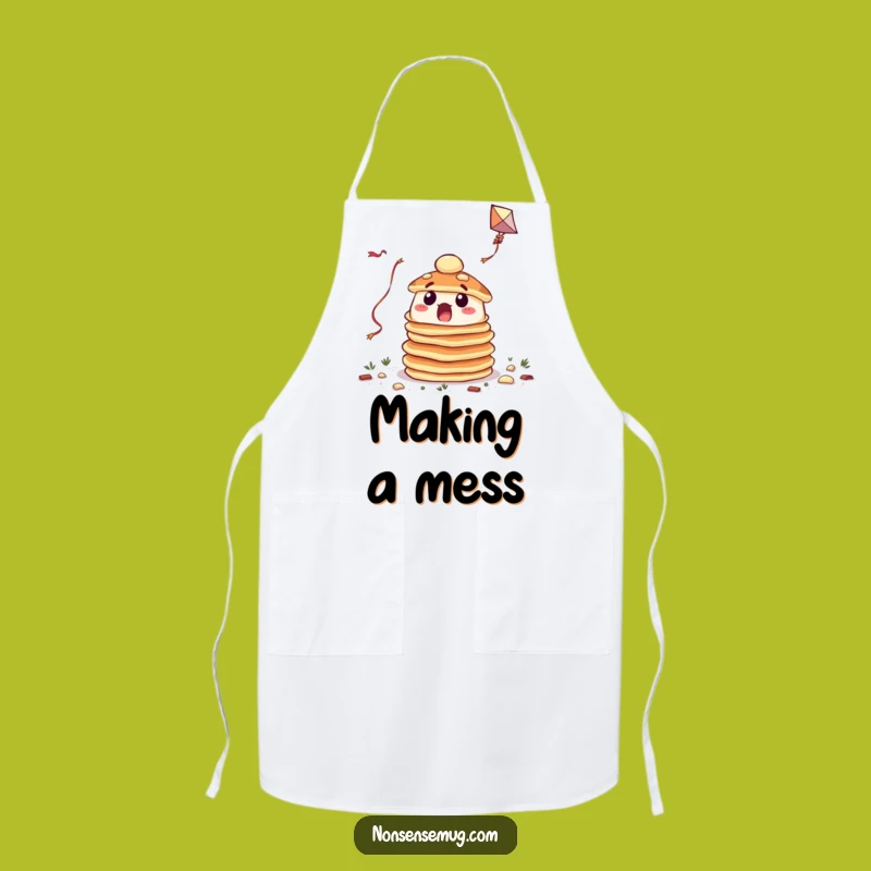 Funny Pancake Kite Flying Apron: Cook with Chuckles and Syrup