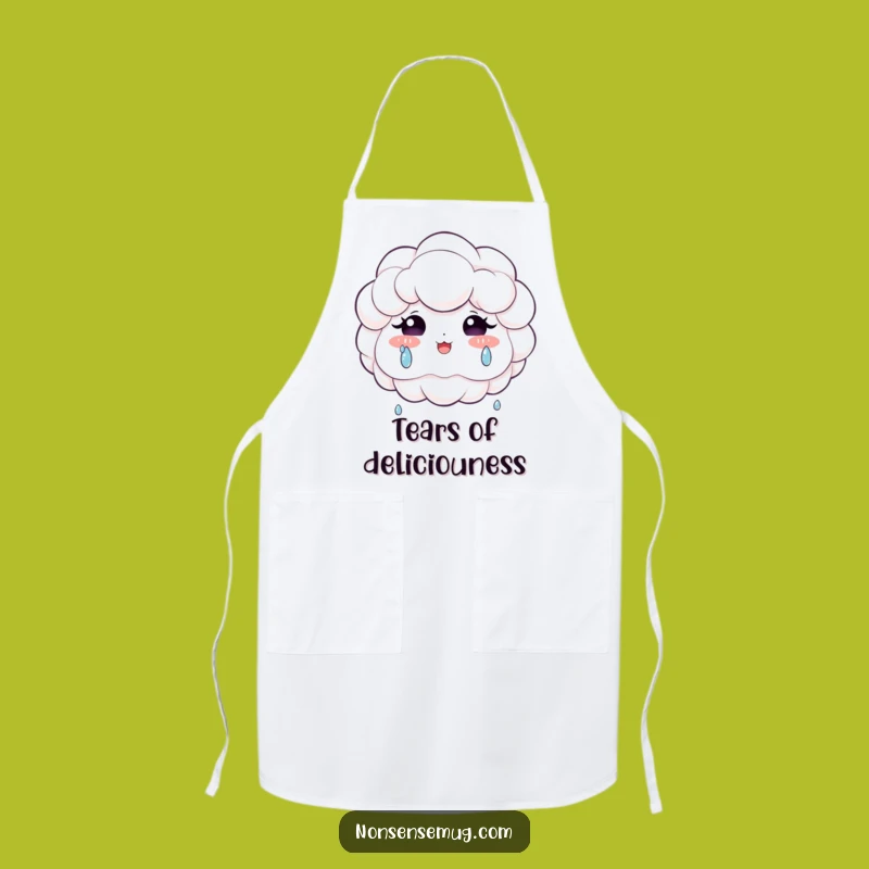 Funny Happy Cloud Kitchen Apron - Cook with Joy!