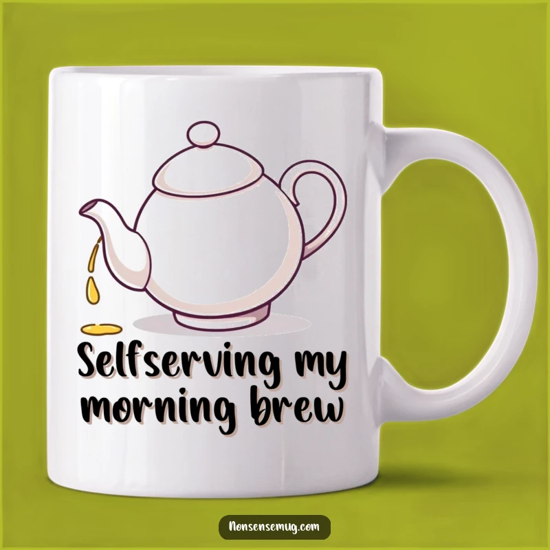 Funny Absentminded Teapot Mug - Whimsical Self-Pouring Gift for Tea Lovers