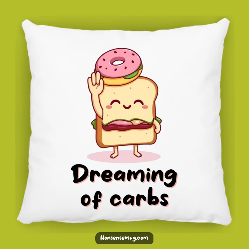 Funny Sandwich Donut Pillow: Cozy Comfort with Awkward, Hilarious Charm