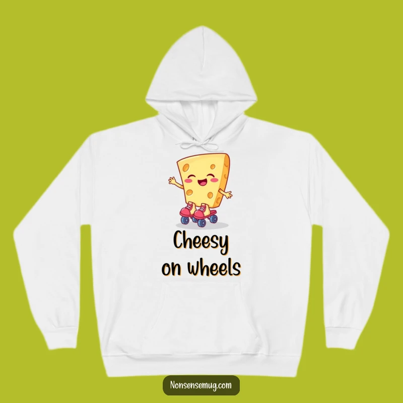 Funny Giggling Cheese Hoodie - Cozy and Hilarious Foodie Gift