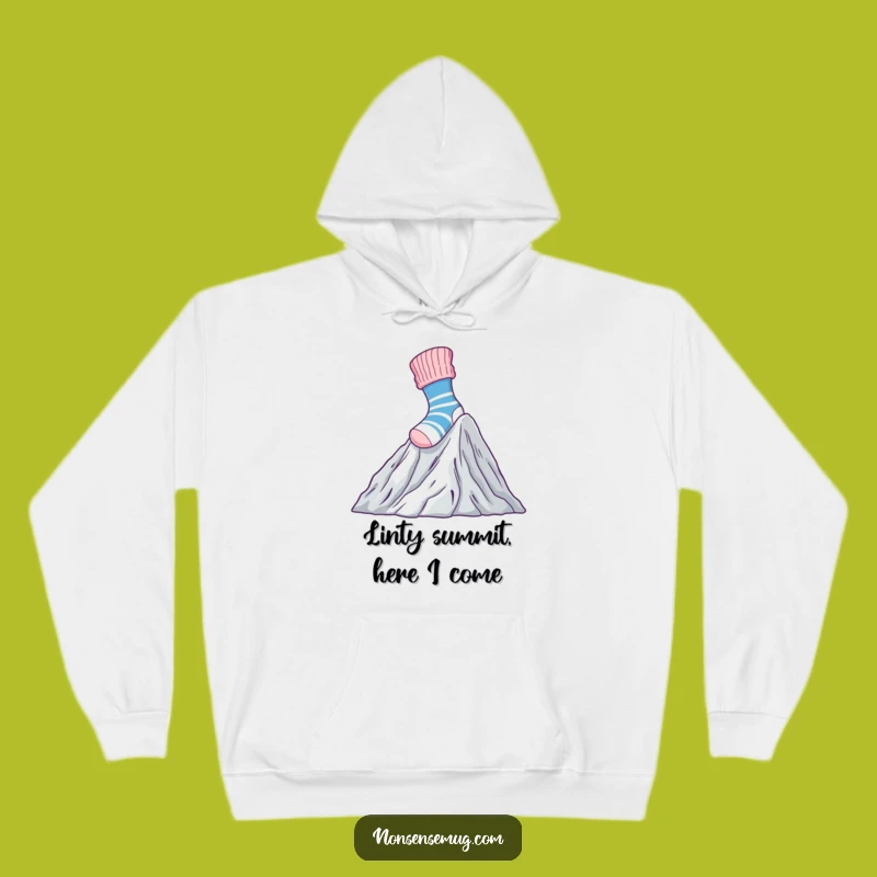 Funny Sock Climbing Laundry Hoodie: Cozy Up with Bravery Gift