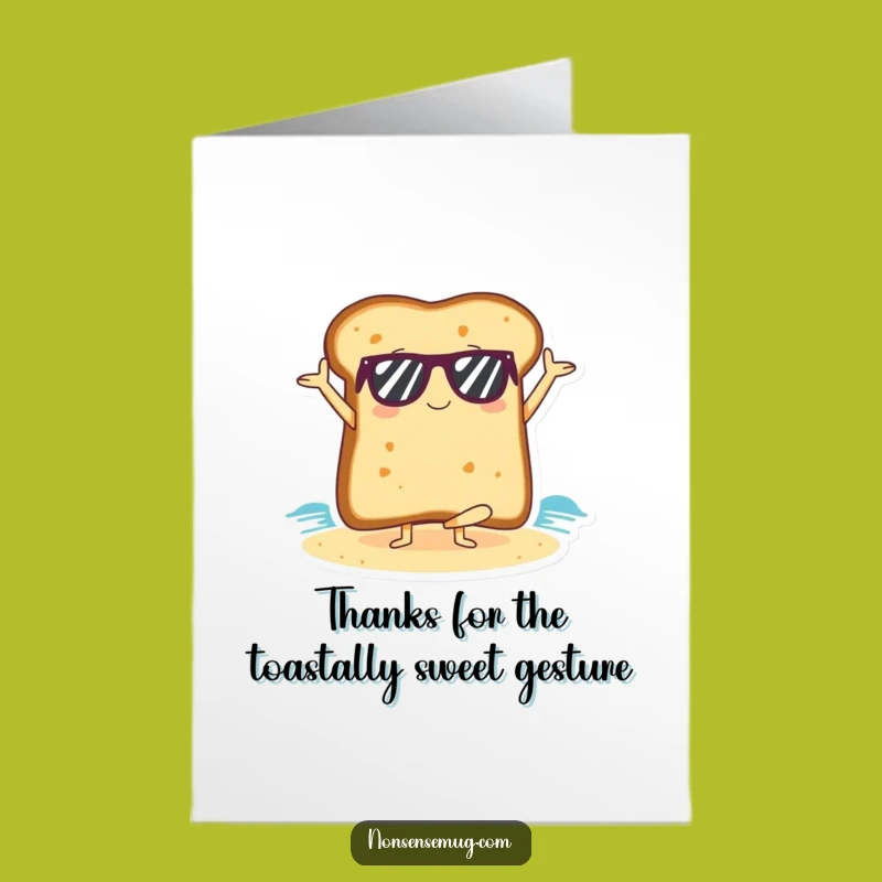 Free Printable Thank You Card: Chill Toast Yoga Gratitude Beach Downloadable Gift