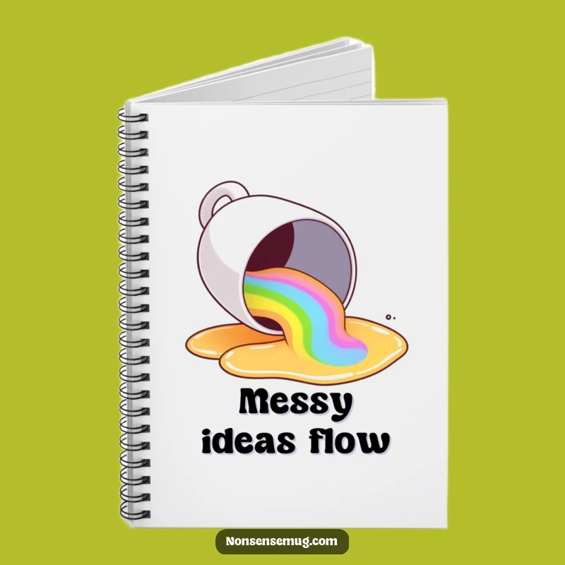 Funny Rainbow Spill Notebook: Jot Down Ideas with This Hilarious Journal