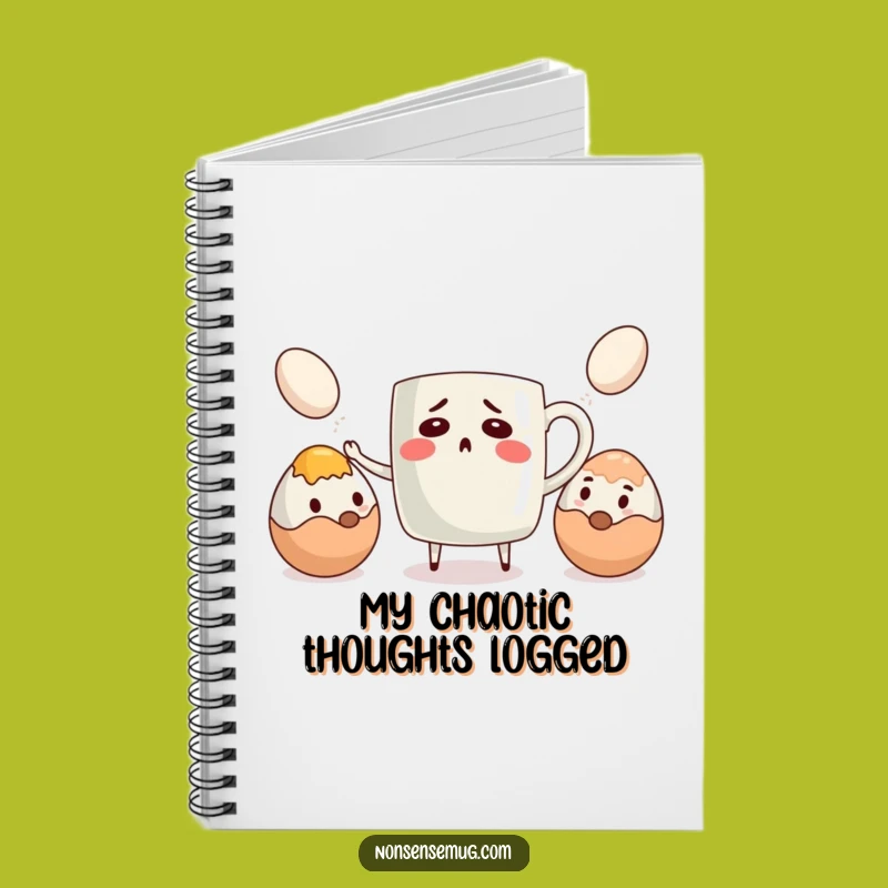 Funny Bewildered Mug Notebook - Hilarious Journal for Coffee Lovers