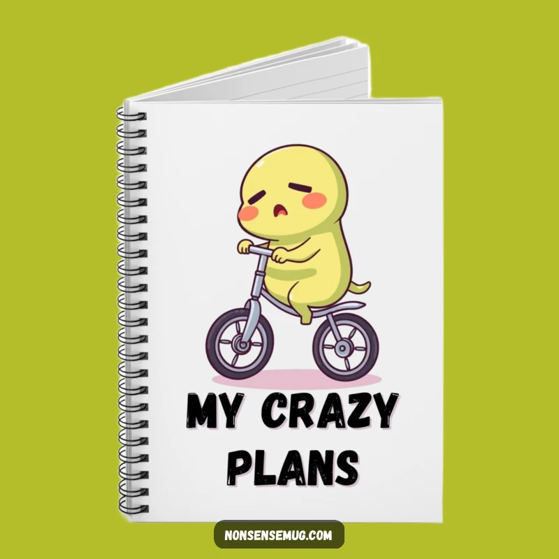 Funny Pickle Unicycle Notebook: Conquer Your Notes with Hilarious Focus