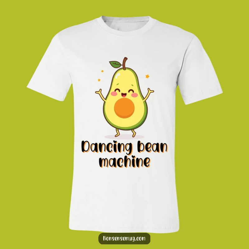 Funny Happy Avocado Dance T-Shirt: Wear Your Joy with This Hilarious Tee