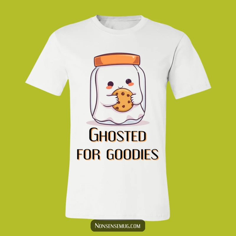 Funny Ghost Cookie Thief T-Shirt - Mischievous Apparel Gift for Fun